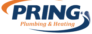 Pring logo with blue and yellow text